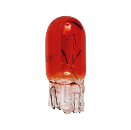 CAR+ AMPOULE WEDGE 12V. 5W. T10 W2.1x9.5D AMBREE
