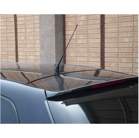 Antenne SWISS DRIVE de voiture flexible et universelle. Livrée avec 2 adapteurs pour le montage sur des véhicules avec des filet