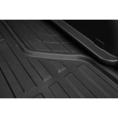 Tapis de coffre noir universel et decoupable 134x91cm