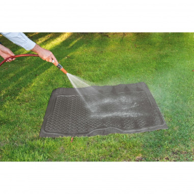 Tapis de coffre noir universel et decoupable 134x91cm