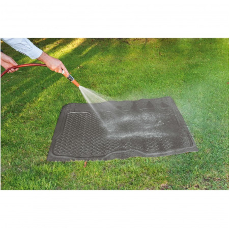 Tapis de coffre noir universel et decoupable 134x91cm