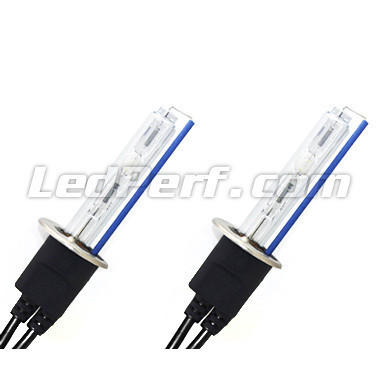 Pack de 2 ampoules H1 Xenon HID de rechange 35W 8000K. culot H1, 35w, 8000K, 12V et 24V.