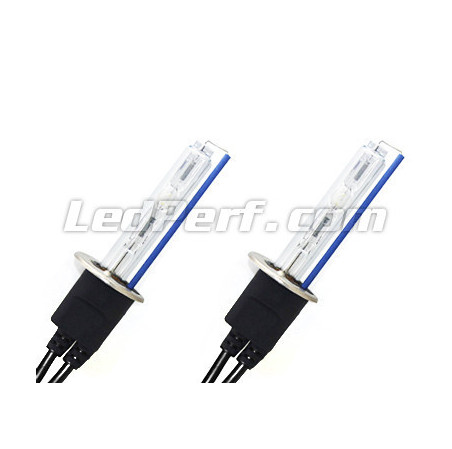 Pack de 2 ampoules H1 Xenon HID de rechange 35W 8000K. culot H1, 35w, 8000K, 12V et 24V.