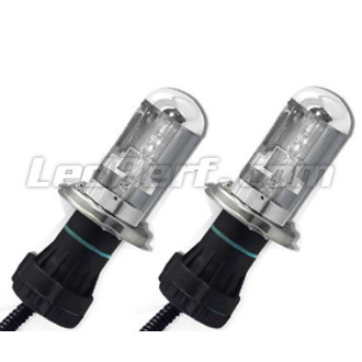 Pack de 2 ampoules H4 Bi Xenon HID de rechange 35W 8000K. culot H4, 35w, 8000K, 12V et 24V. 2