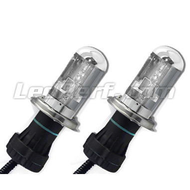 Pack de 2 ampoules H4 Bi Xenon HID de rechange 35W 8000K. culot H4, 35w, 8000K, 12V et 24V.