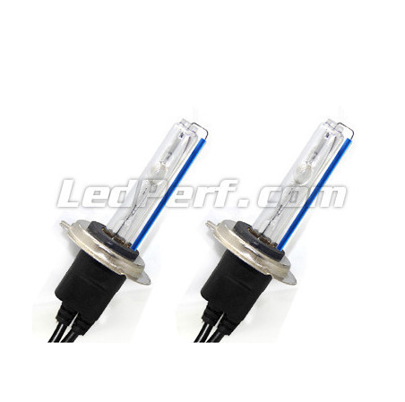 Pack de 2 ampoules H7 Xenon HID de rechange 55W 8000K. culot H7, 55W, 8000K, 12V et 24V.