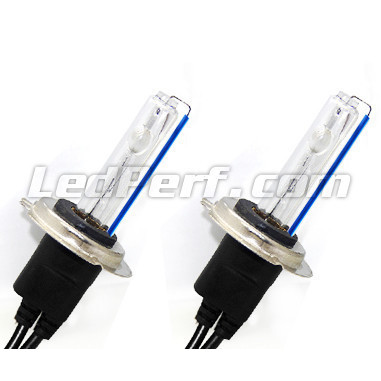 Pack de 2 ampoules H7 courtes Xenon HID de rechange 35W 8000K. culot H7, 35w, 8000K, 12V et 24V.