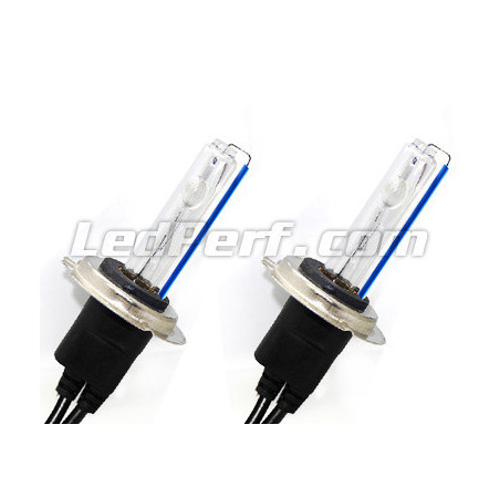 Pack de 2 ampoules H7 courtes Xenon HID de rechange 35W 8000K. culot H7, 35w, 8000K, 12V et 24V.
