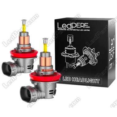 Ampoules LED H8 Radial 360 12V - Design 1:1 innovant & Plug and Play. culot H8, 6000K, 12V.