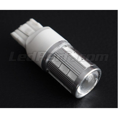 Ampoule WY21W Magnifier à 21 Leds SG Haute puissance + Loupe oranges Culot T20. culot T20, 5W.