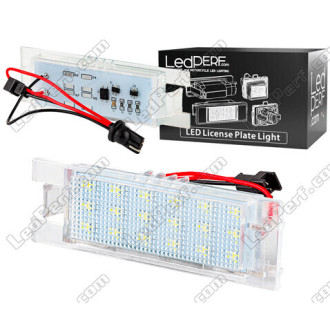 Pack de 2 modules leds plaque immatriculation arrière OPEL (type 1). 6000K, anti-erreur/Canbus. 2