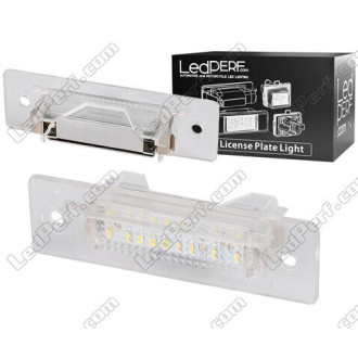 Pack de 2 modules leds plaque arrière VW Audi Seat Skoda (type 10). 6000K, anti-erreur/Canbus. 2