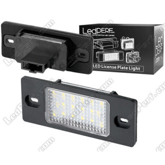 Pack de 2 modules leds plaque arrière VW Audi Seat Skoda (type 11). 6000K, anti-erreur/Canbus. 2