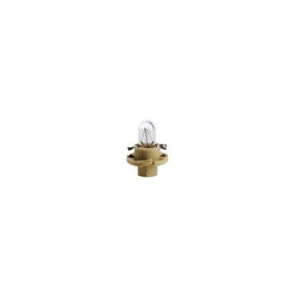 LAMPE TEMOIN 12V. 1,5W culot BAX10d BEIGE B8,4d