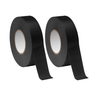 RUBAN ADHESIF NOIR ISO 19 mm X 10 M