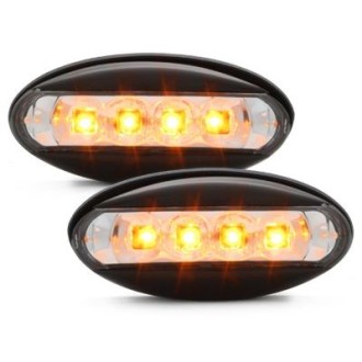 REPETITEURS LEDS PEUG 206 NOIR CHROME