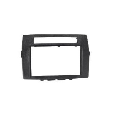 FACADE AUTORADIO DOUBLE DIN TOYOTA COROLLA VERSO 2004-2009 NOIR