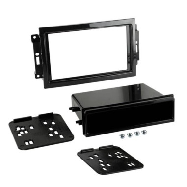 FACADE AUTORADIO DOUBLE DIN CHRYSLER 300C 2005- NOIR AVEC NAV ORIGINE