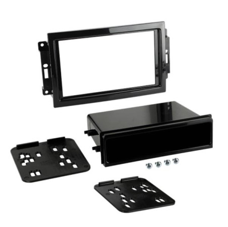 FACADE AUTORADIO DOUBLE DIN CHRYSLER 300C 2005- NOIR AVEC NAV ORIGINE