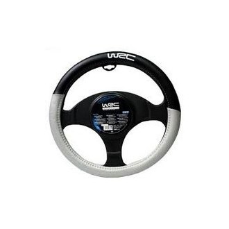COUVRE VOLANT GRIS NOIR WRC