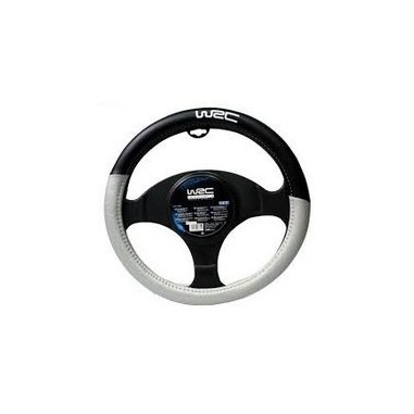 COUVRE VOLANT GRIS NOIR WRC