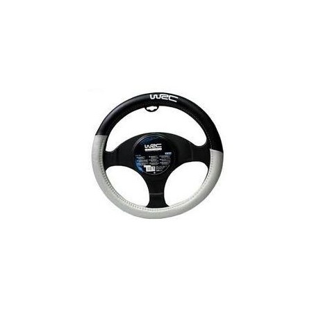 COUVRE VOLANT GRIS NOIR WRC
