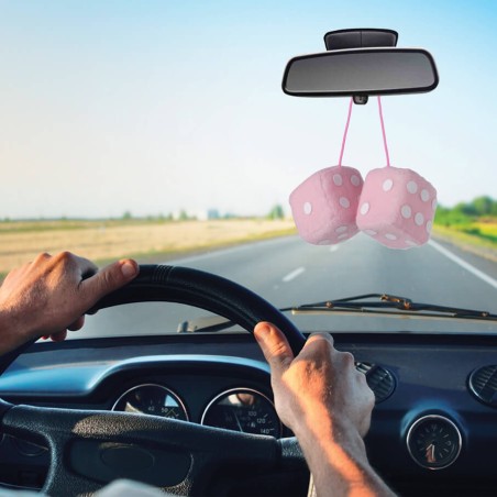 DOUBLE DES PELUCHE A SUSPENDRE ROSE