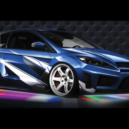 KIT LED SOUS CHASSIS BLEU + TEL