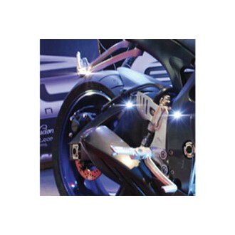 KIT 4 STROBES LED BLANC 2