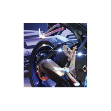 KIT 4 STROBES LED BLANC