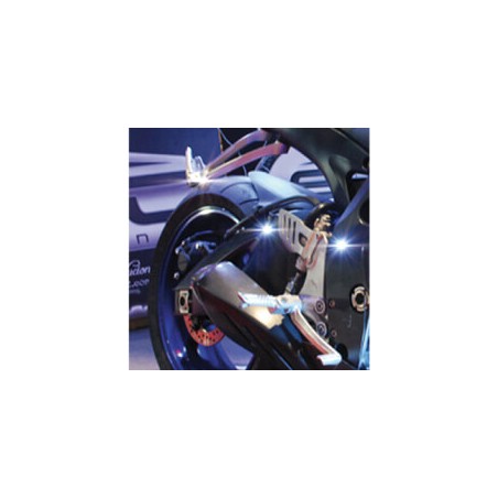 KIT 4 STROBES LED BLANC