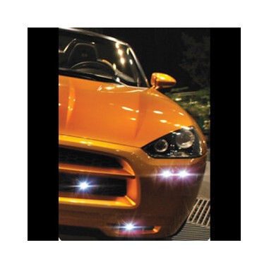 KIT 4 STROBES LED BLANC