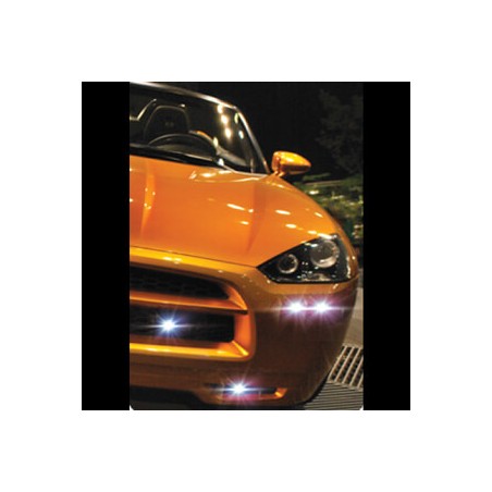 KIT 4 STROBES LED BLANC