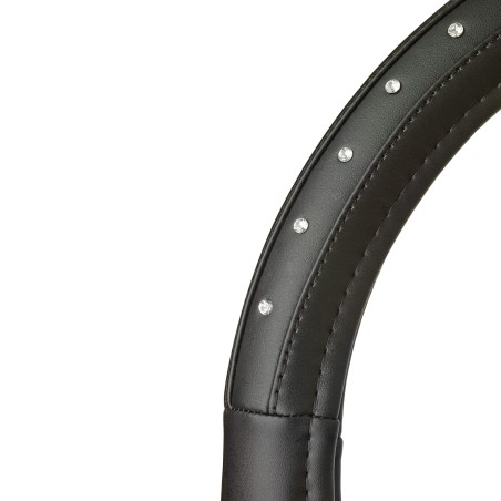 COUVRE VOLANT 37-39CM BLACK DIAMOND