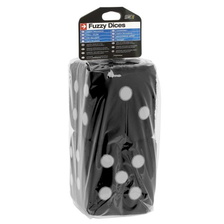 DBLE DES EN PELUCHE NOIR