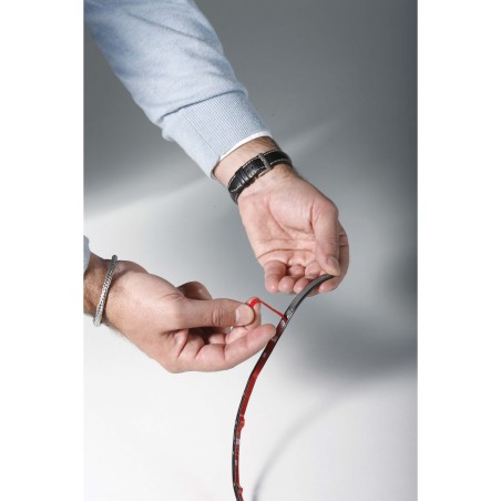 BANDE DE LEDS BLANCHE UNIVERSEL LUMINEUSE FLEXIBLE 2 PIECES LONGUEUR 50 CM 