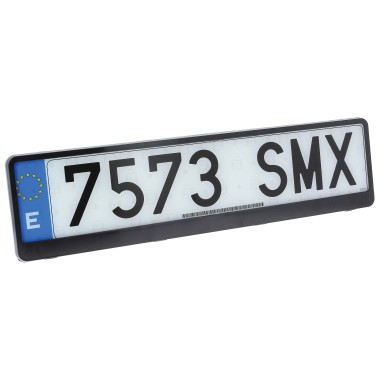 SUPPORT PLAQUE EURO CLIP ABS NOIR