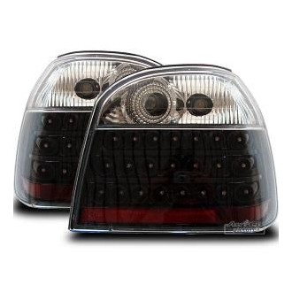 FEUX ARRIERES GOLF 3 LEDS NOIRES